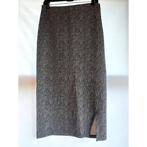 14th & Union Black & White Pull On Pencil Sweater Skirt Size Medium - Picture 4 of 11